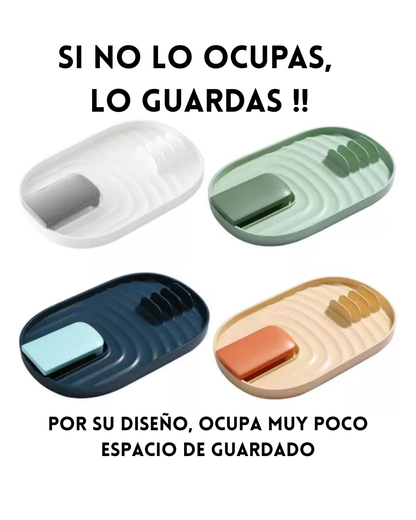 Soporte para Tapa de Olla y Espatulas