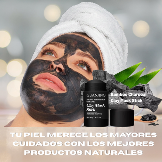 Mascarilla facial en barra carbon de bambú