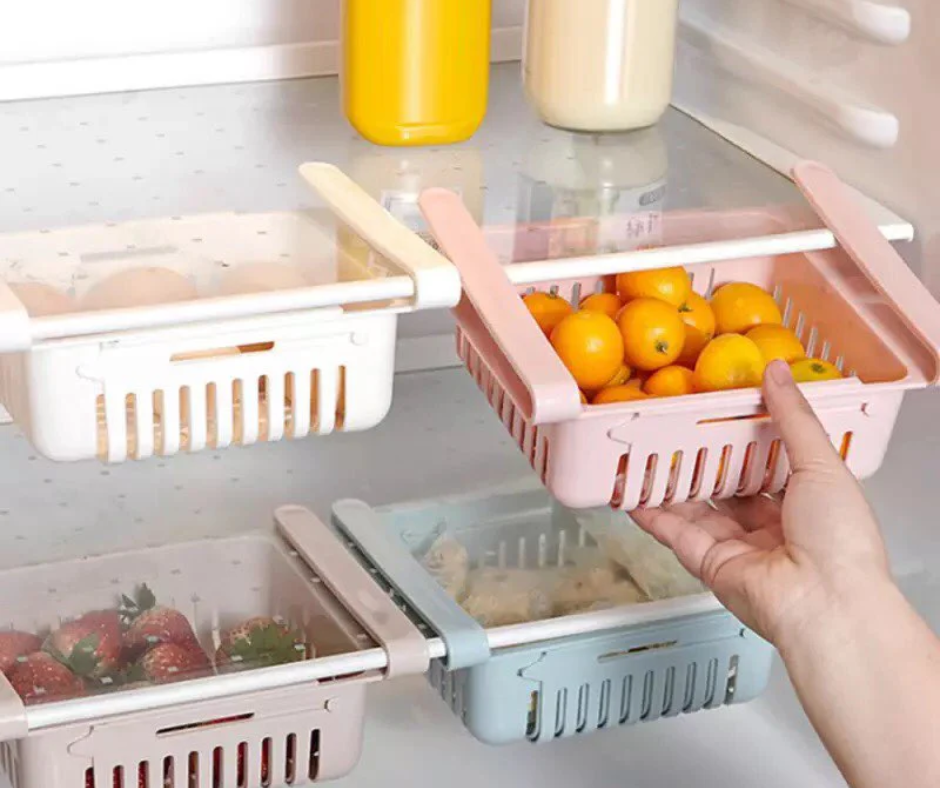4 Bandejas Extensibles para Refrigerador