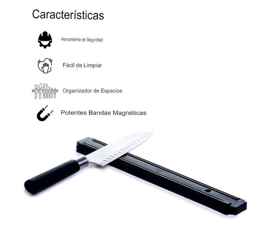 Barra Imantada para Cuchillos 33 cm