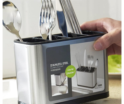 Organizador de Cubiertos Inox  con 4 espacios