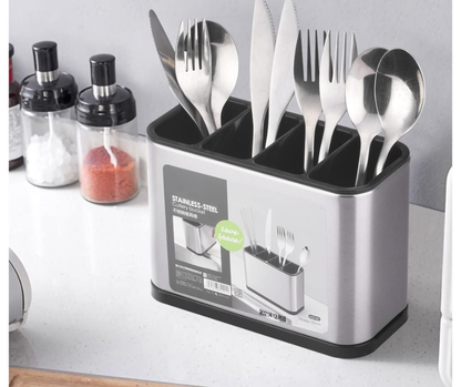 Organizador de Cubiertos Inox  con 4 espacios