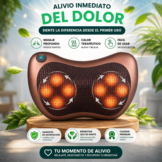 Masajeador de Cuello y Espalda con Calor