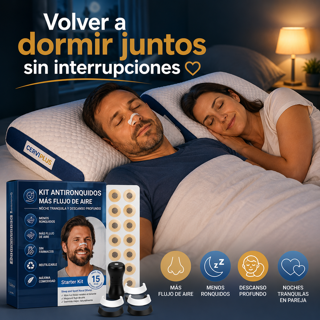 BANDA NASAL MAGNETICA / 30 IMANES