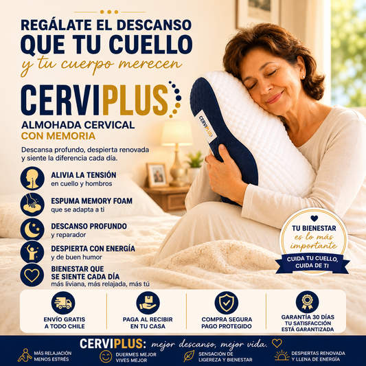 CERVIPLUS / Almohada Cervical  con Memoria