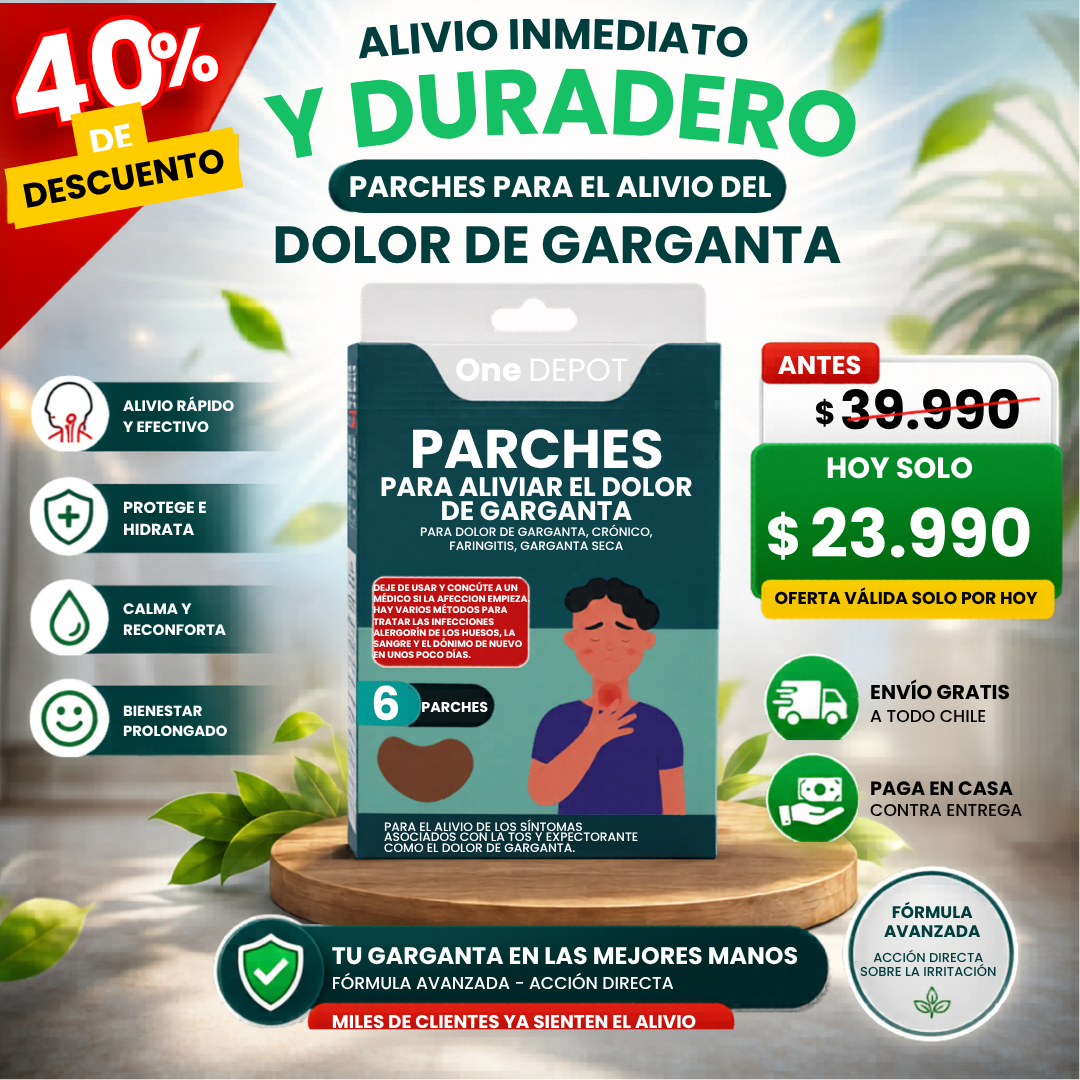 Alivio Inmediato y Duradero para el Dolor de Garganta (COMPRA 2 Y RECIBE DE REGALO UN PDF )